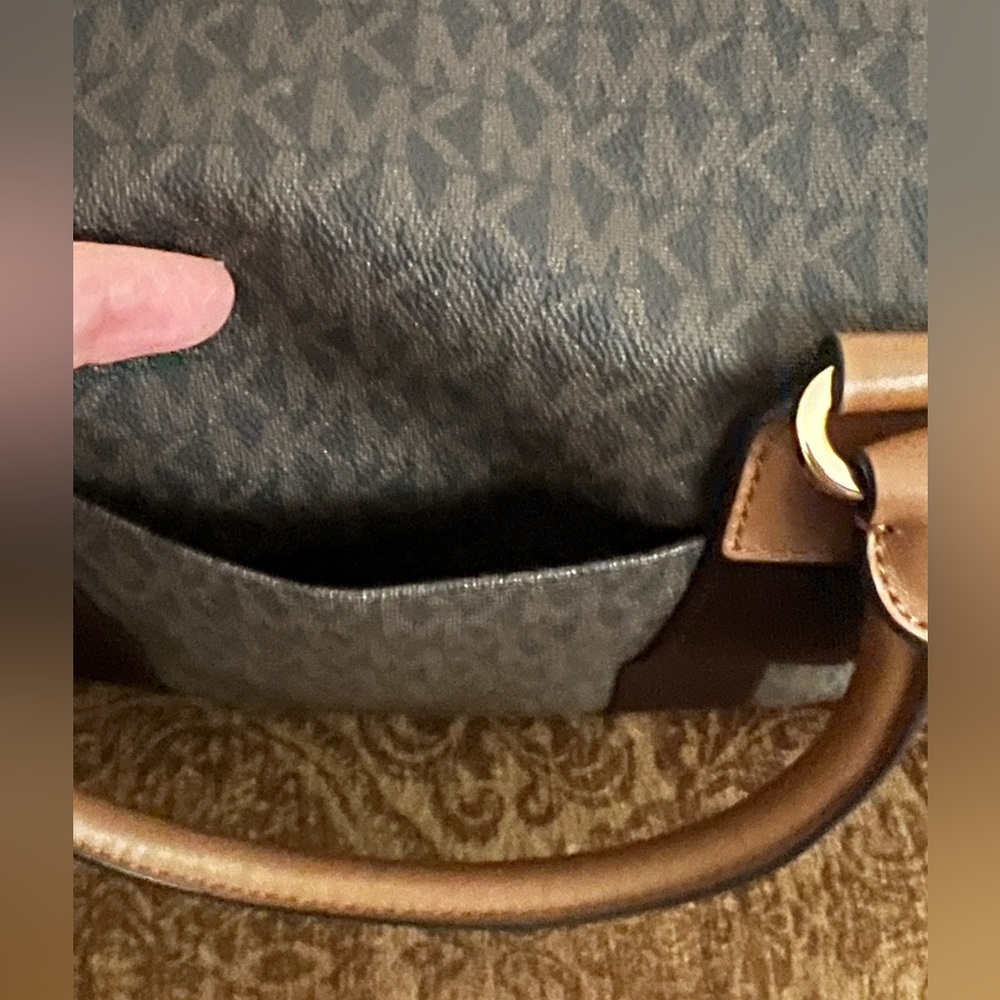 Michael Kors Brown Signature Weekender Travel Bag - Picture 6 of 14